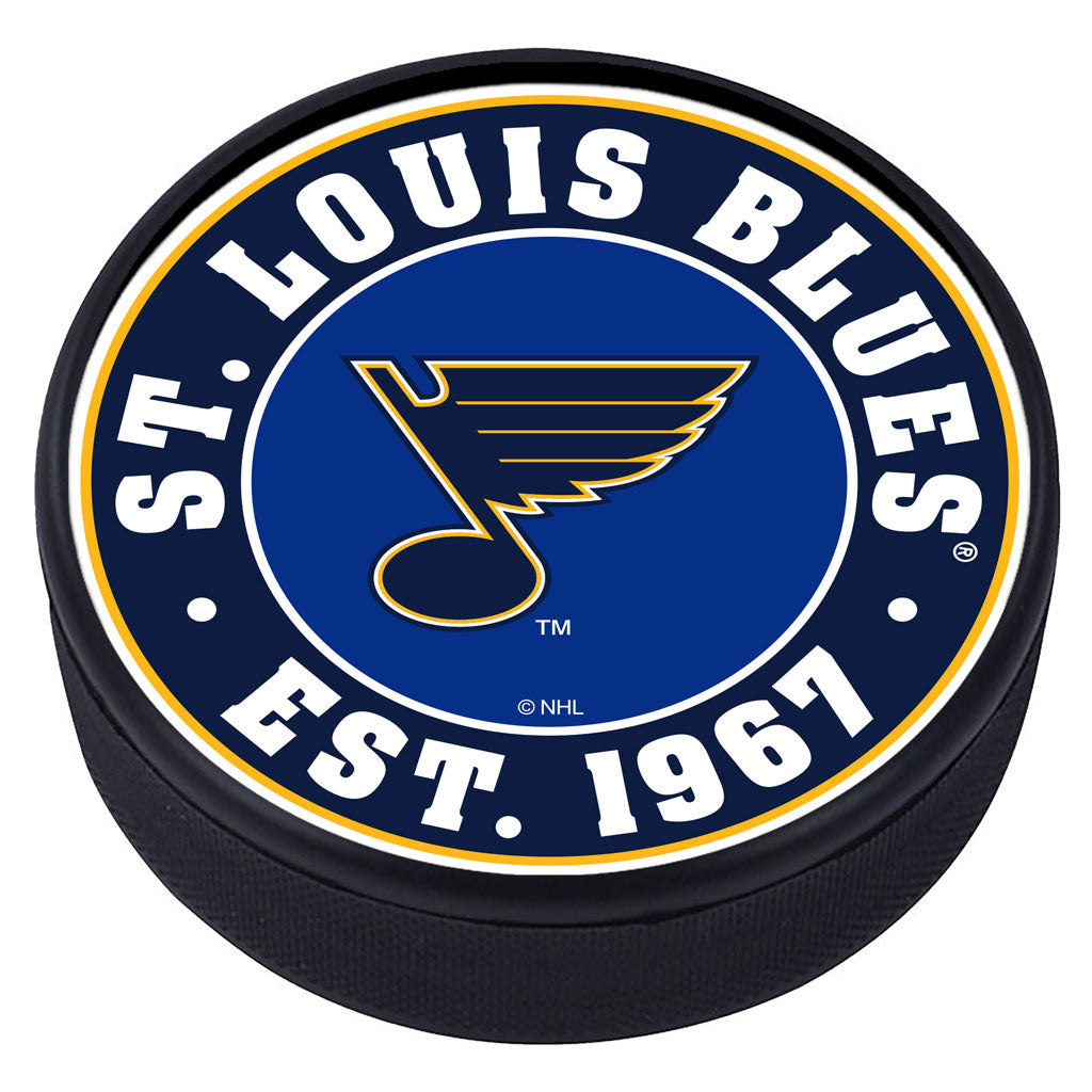 St. Louis Blues Established Textured Puck Pucks Sports Decor   
