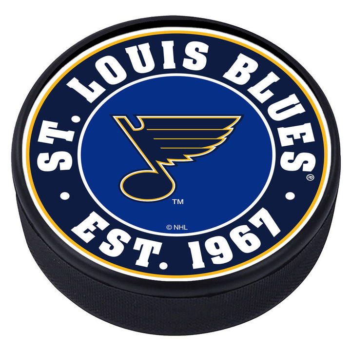 St. Louis Blues Established Textured Puck Pucks Sports Decor   