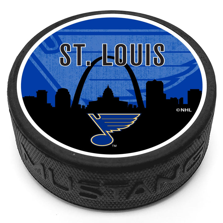 St. Louis Blues Skyline Puck Pucks Sports Decor   