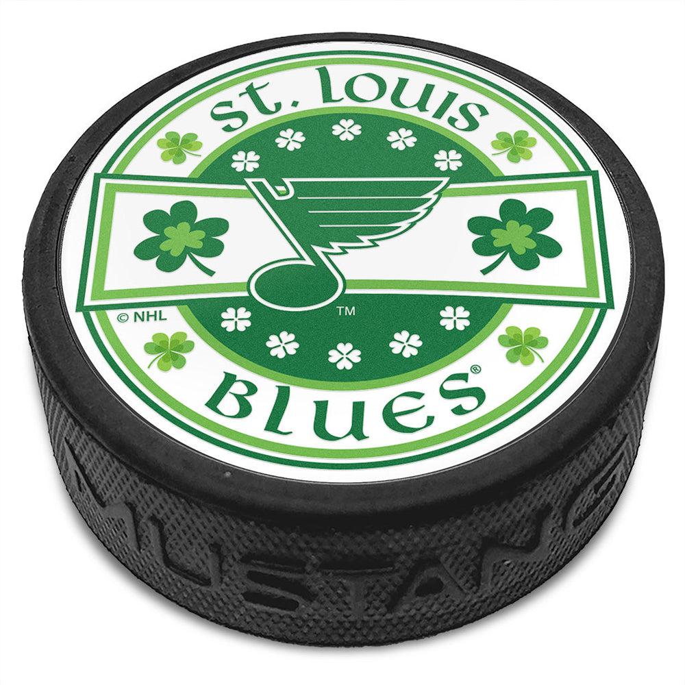 St. Louis Blues Lucky St. Patrick's Day Puck Pucks Sports Decor   