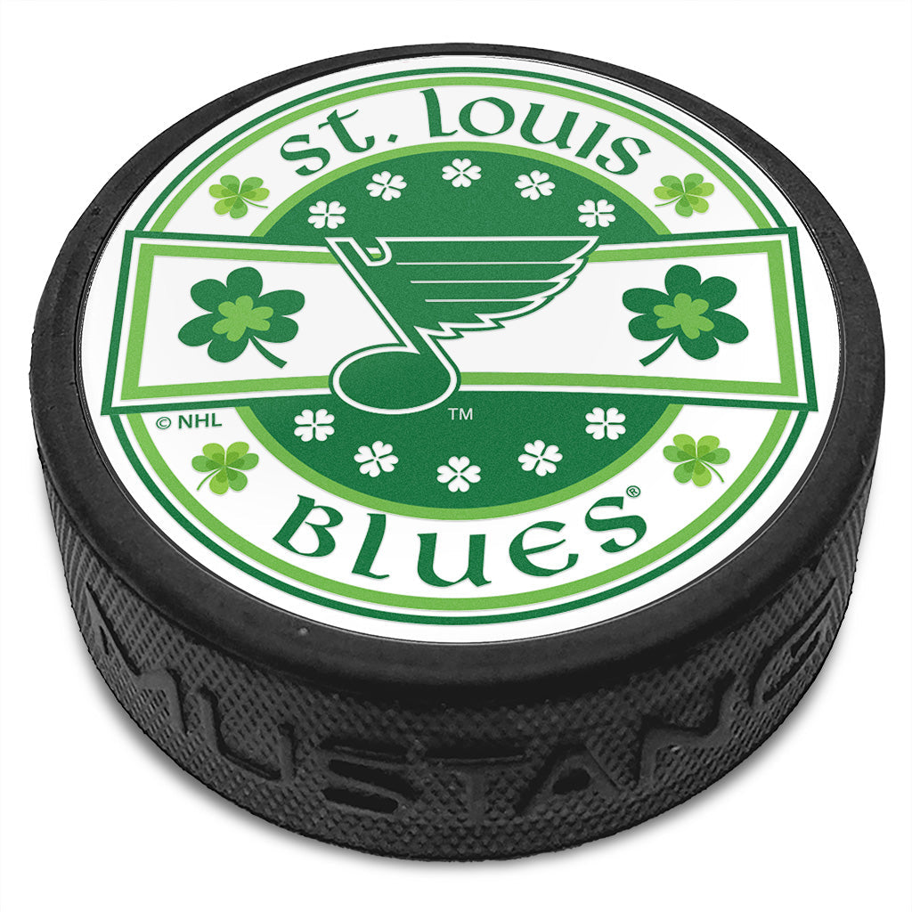 St. Louis Blues Lucky St. Patrick's Day Puck Pucks Sports Decor   