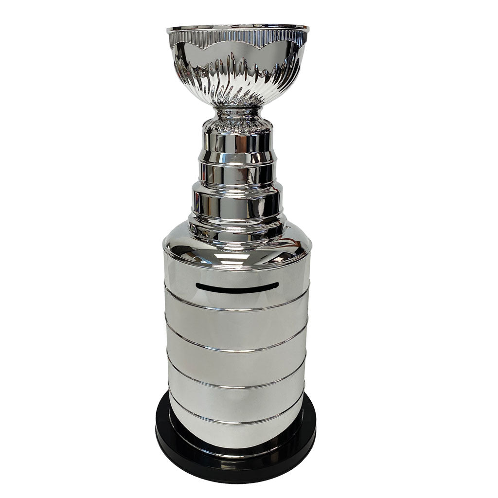 St. Louis Blues Stanley Cup Coin Bank with Trimflexx Stanley Cup Replica Sports Decor   