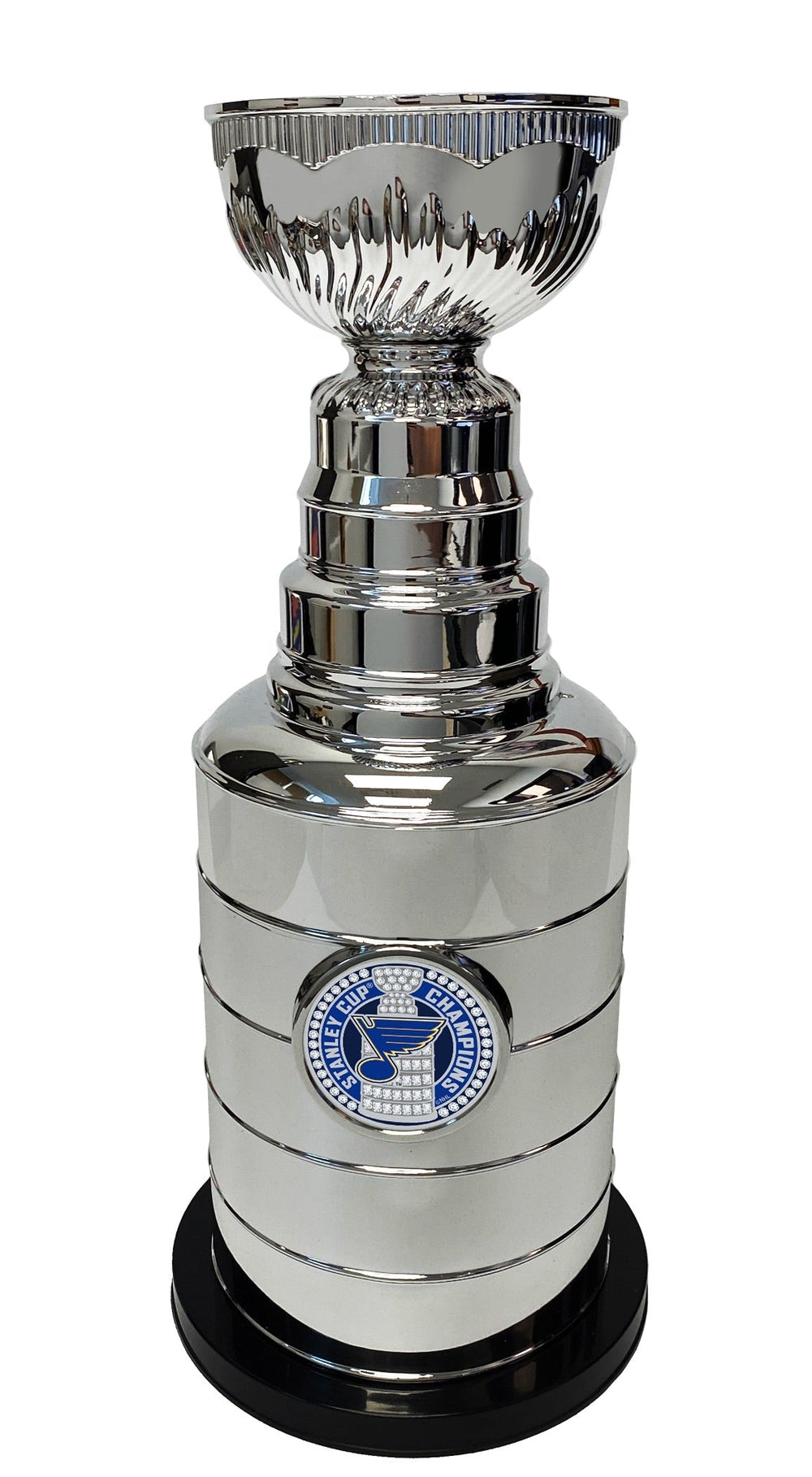 St. Louis Blues Stanley Cup Coin Bank with Trimflexx Stanley Cup Replica Sports Decor   