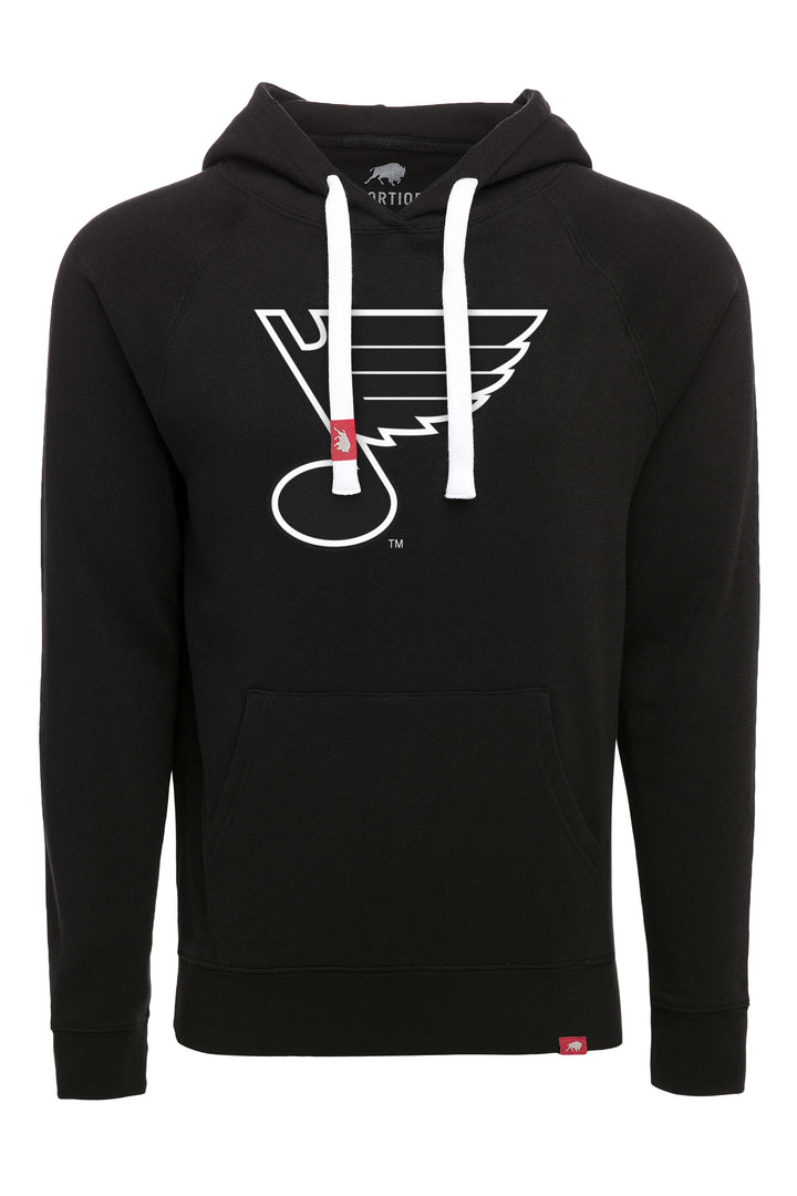 ST. LOUIS BLUES DUSK SPORTIQE OLSEN HOODIE - BLACK
