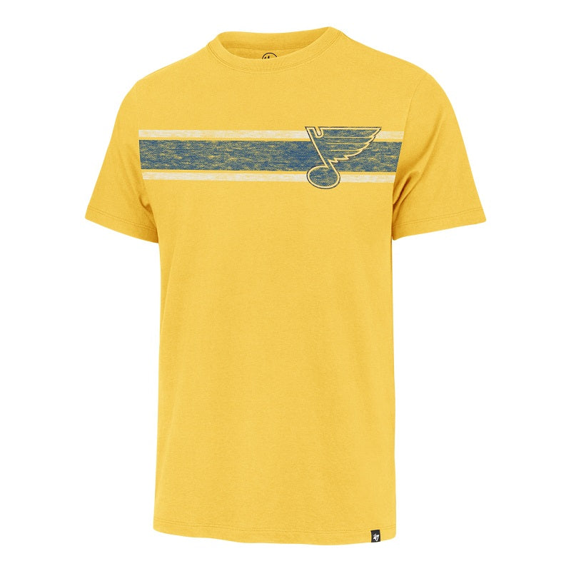 ST. LOUIS BLUES ’47 WAVELENGTH FRANKLIN TEE- GOLD T-shirt '47 Brand   