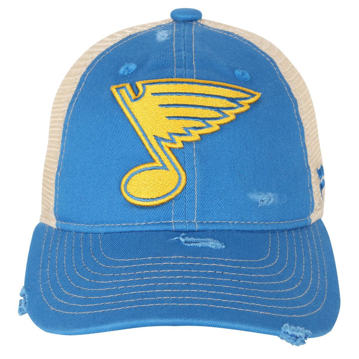 ST. LOUIS BLUES YOUTH OUTERSTUFF WINTER CLASSIC NOTE MESH SNAPBACK - AIR FORCE BLUE Hat Outerstuff