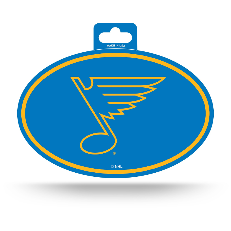 ST. LOUIS BLUES RICO OVAL NEW LOGO STICKER Sticker Rico