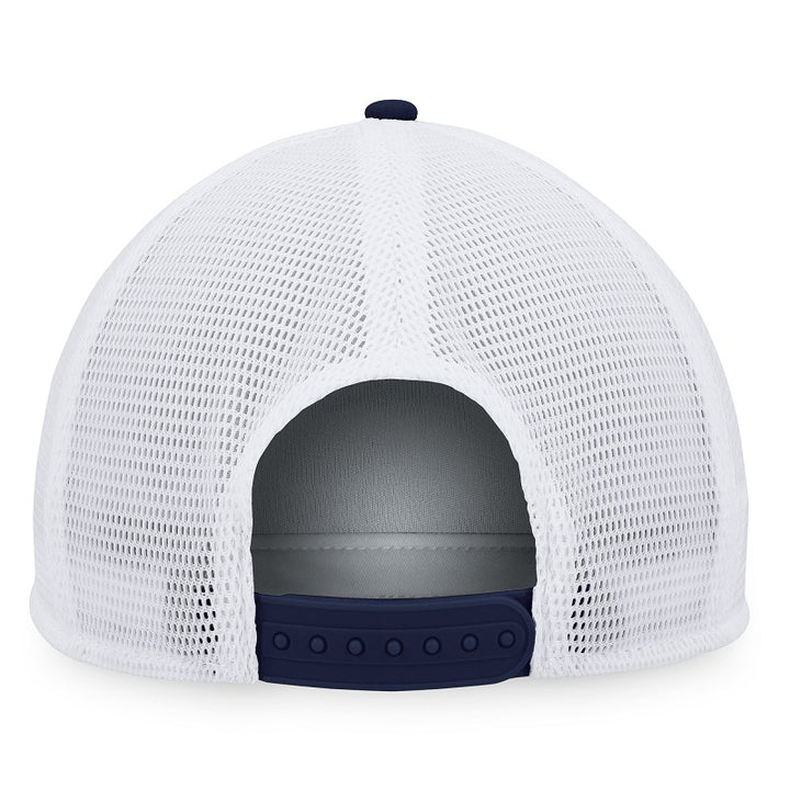ST. LOUIS BLUES FANATICS MESH PATCH FOAM SNAPBACK HAT - NAVY/WHITE Hat Fanatics   