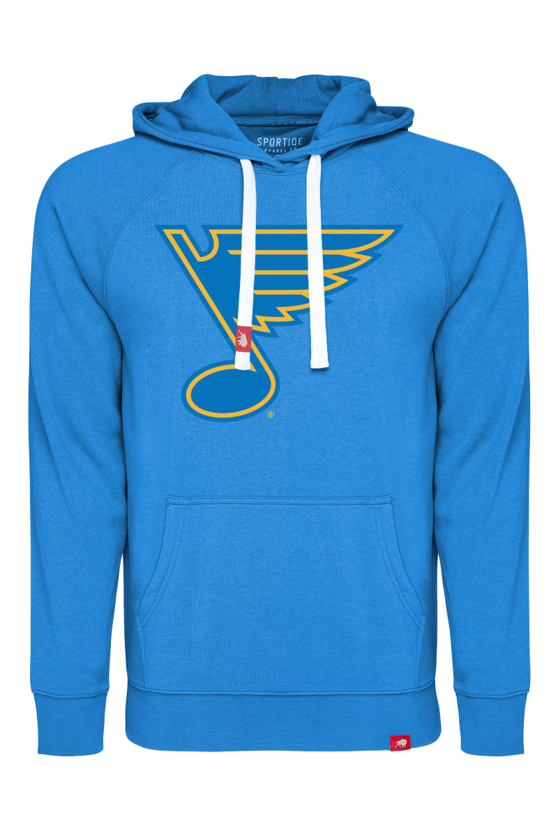 ST. LOUIS BLUES SPORTIQE NEW LOGO OLSEN HOODIE - BLUE Hoodie Sportiqe