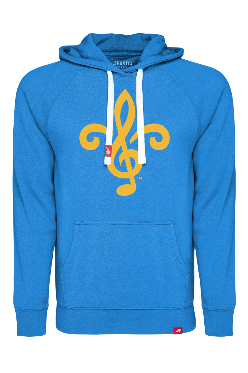 ST. LOUIS BLUES SPORTIQE FLEUR OLSEN HOODIE - BLUE Hoodie Sportiqe