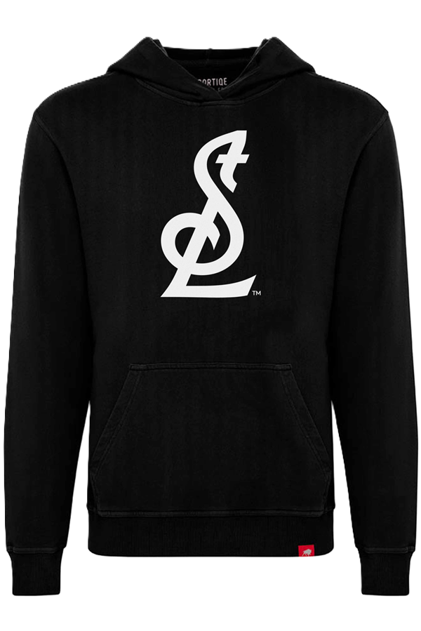 ST. LOUIS BLUES SPORTIQE STL LOGO DRAKE HOODIE - BLACK Hoodie Sportiqe