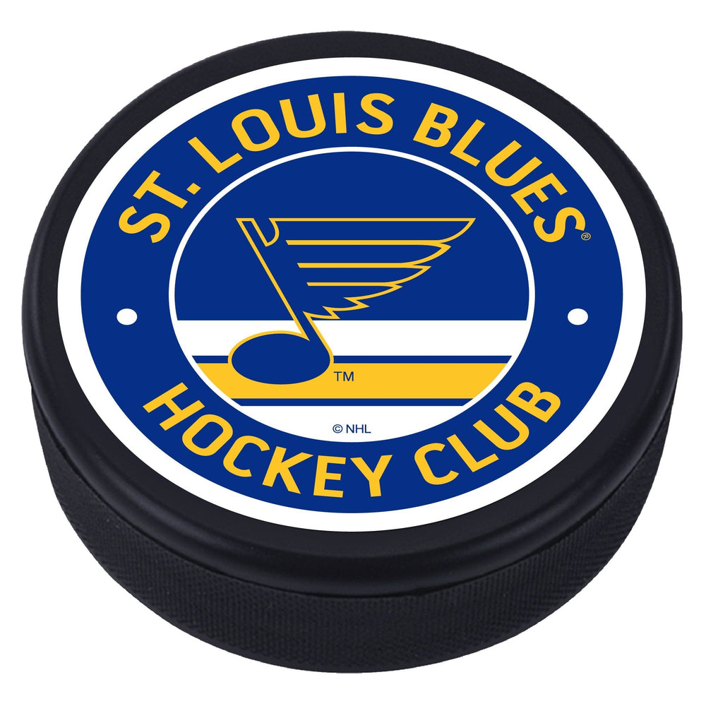 St. Louis Blues Vintage Striped Textured Puck Pucks Sports Decor   