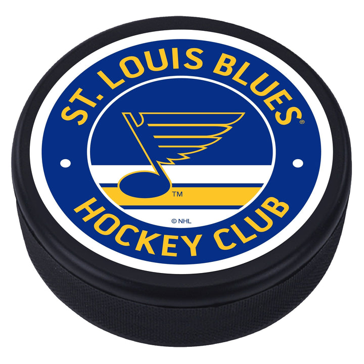 St. Louis Blues Vintage Striped Textured Puck Pucks Sports Decor   