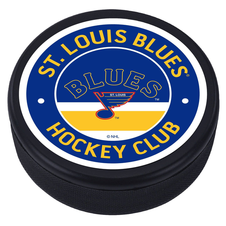 St. Louis Blues Arch Vintage Striped Textured Puck Pucks Sports Decor   