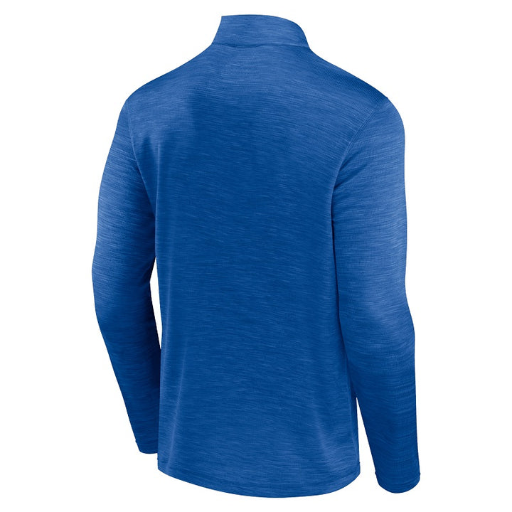 ST. LOUIS BLUES FANATICS HARD CHECK POCKET Q-ZIP - ROYAL 1/4 Zip Fanatics   
