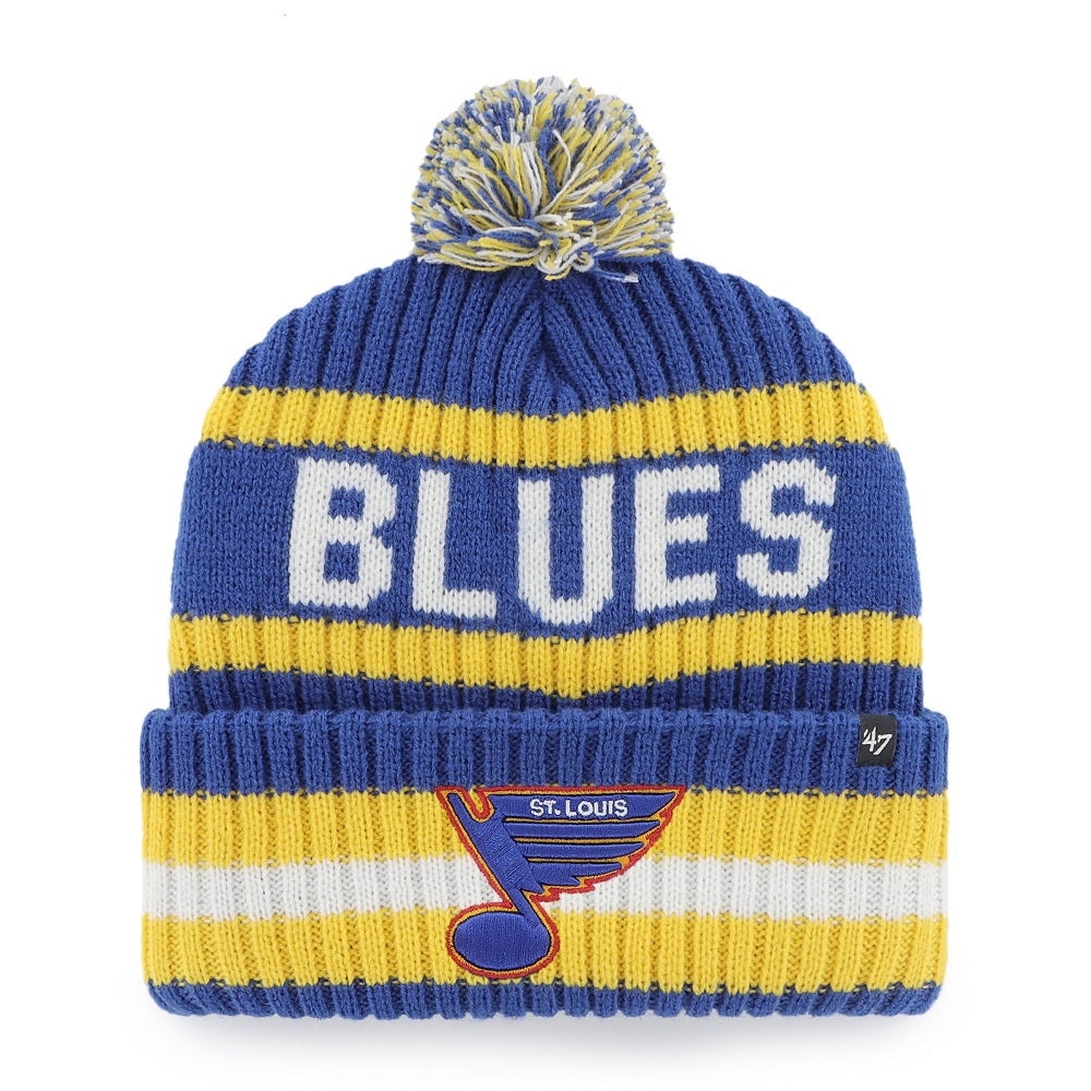 St. Louis Blues Men's 47 Brand Cuffed Pom Knit Hat