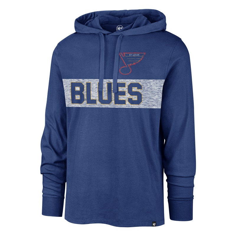 ST. LOUIS BLUES '47 RETRO FIELD FRANKLIN HOODIE - BLUE Hoodie '47 Brand   