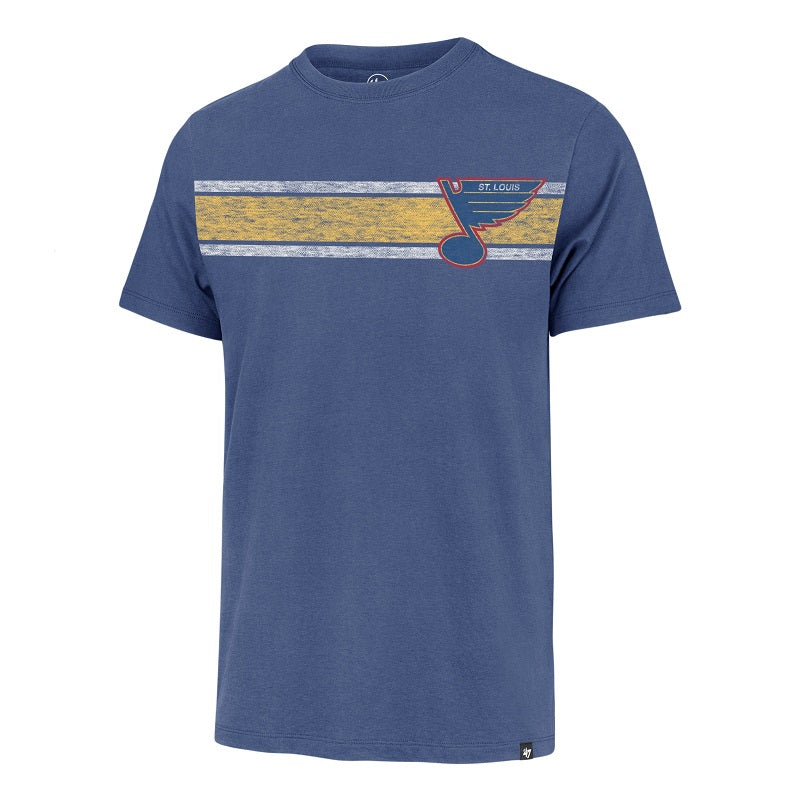ST. LOUIS BLUES ’47 RETRO WAVELENGTH FRANKLIN TEE- BLUE T-shirt '47 Brand   