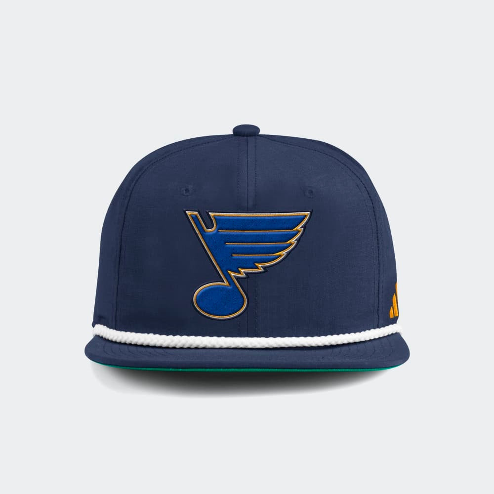 ST. LOUIS BLUES ADIDAS ROPE MENS SNAPBACK - NAVY