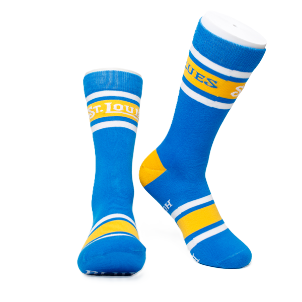 ST. LOUIS BLUES LAVLEY BLUES HOCKEY SOCKS HOME - BLUE Socks Lavley