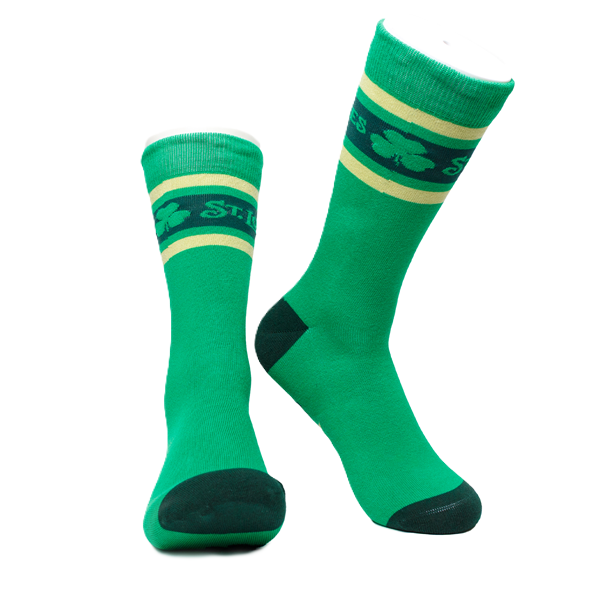 ST. LOUIS BLUES LAVLEY BLUES HOCKEY SOCKS ST. PADDY'S DAY - GREEN Socks Lavley