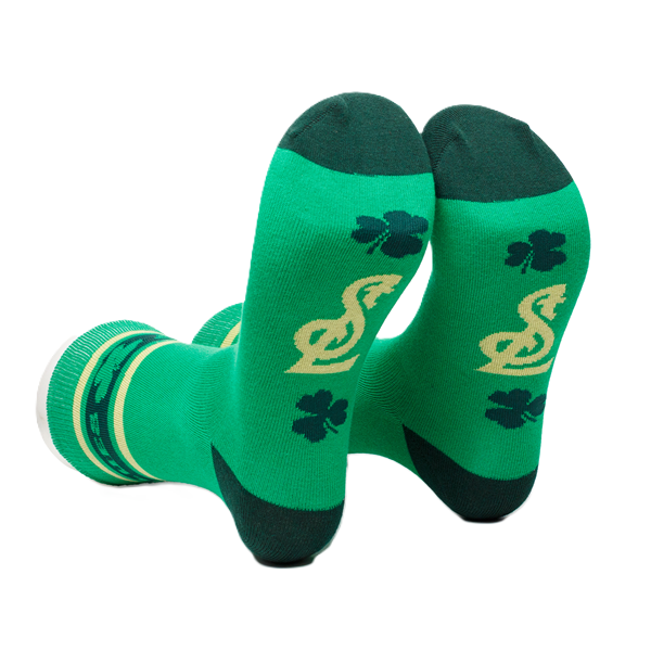 ST. LOUIS BLUES LAVLEY BLUES HOCKEY SOCKS ST. PADDY'S DAY - GREEN Socks Lavley
