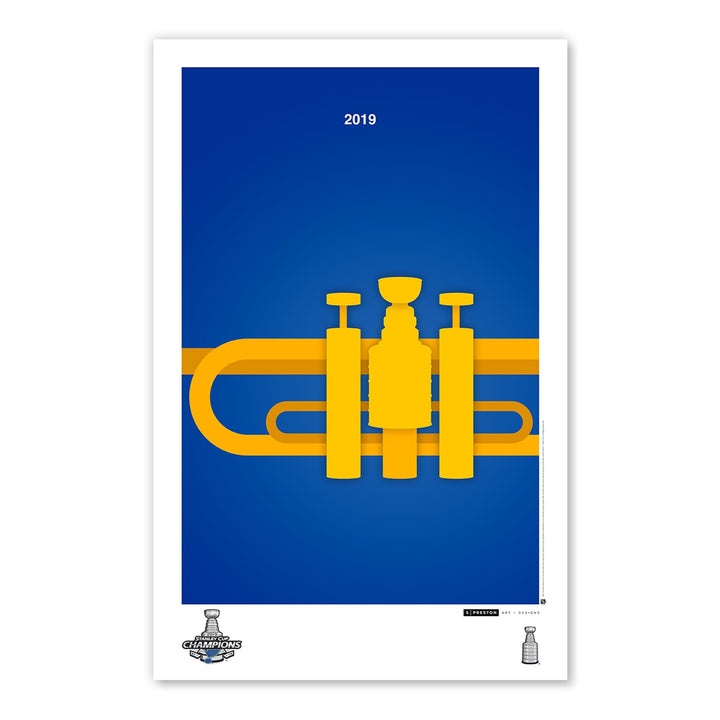 Minimalist Stanley Cup 2019 Limited Edition Art Print Art Print S. Preston Art + Designs Print only Poster Print 