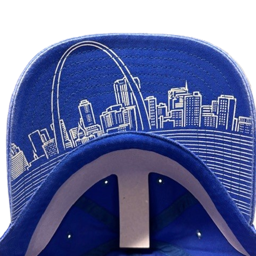 ST. LOUIS BLUES AMERICAN NEEDLE NOTE LOGO ADJUSTABLE HAT - ROYAL Adjustable Cap American Needle