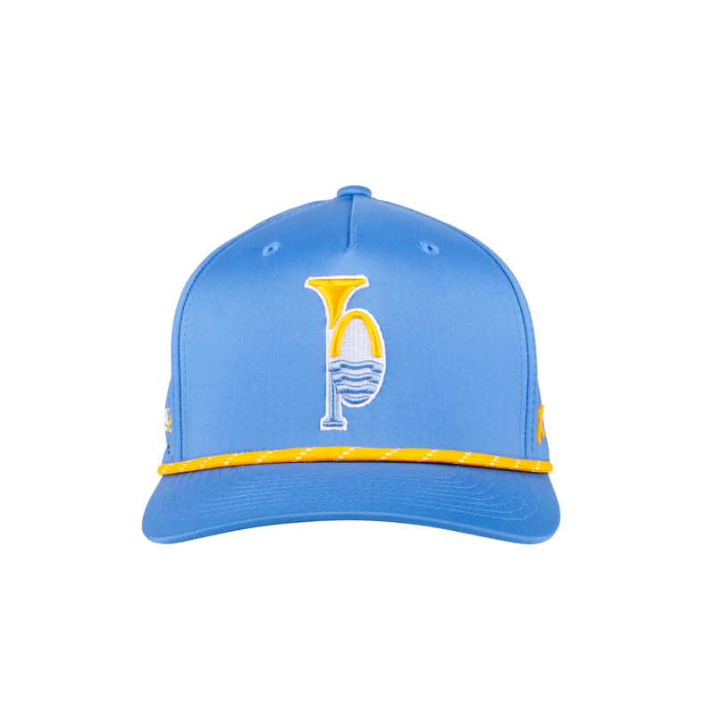 ST. LOUIS BLUES CAPX RIVER MUSIC LOGO PERFORMANCE SNAPBACK - Blue Hat CapX
