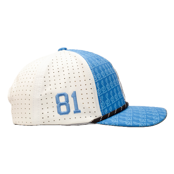 ST. LOUIS BLUES CAPX x DYLAN HOLLOWAY STL LOGO CIRCUIT ROPE SNAPBACK - BLUE/WHITE Adjustable Cap CapX