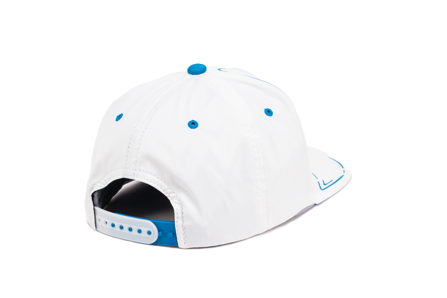 ST. LOUIS BLUES CAPX NOTE LOGO SURGE SNAPBACK - WHITE Adjustable Cap CapX
