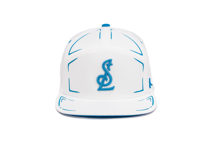 ST. LOUIS BLUES CAPX STL LOGO SURGE SNAPBACK - WHITE Adjustable Cap CapX
