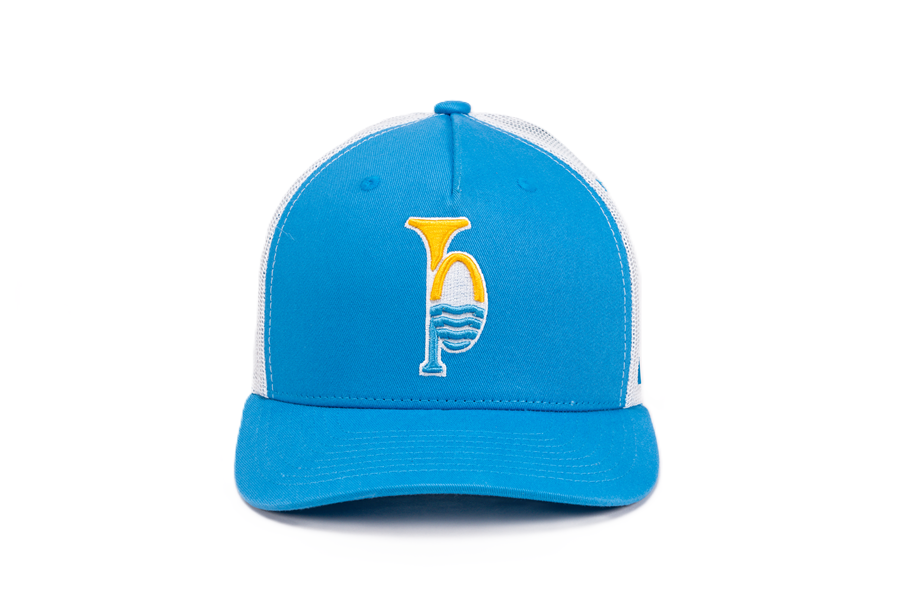 ST. LOUIS BLUES CAPX RIVER MUSIC MESH SNAPBACK BLUE/WHITE Adjustable Cap CapX