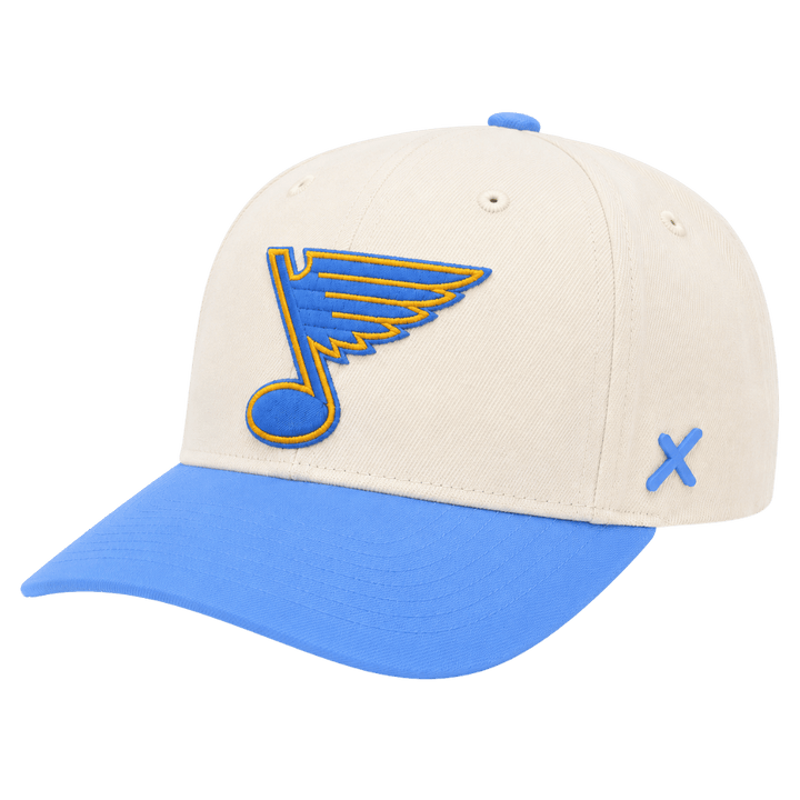 ST. LOUIS BLUES CAPX BLUE NOTE CIRCLE PATCH SNAPBACK