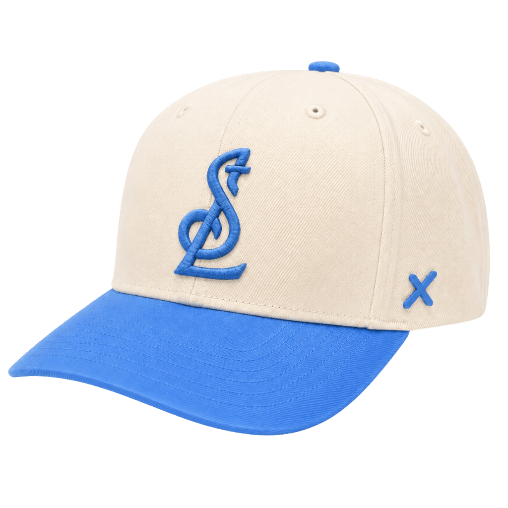 ST. LOUIS BLUES CAPX STL LOGO CIRCLE PATCH SNAPBACK