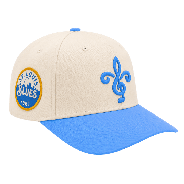 ST. LOUIS BLUES CAPX FLEUR CIRCLE PATCH SNAPBACK