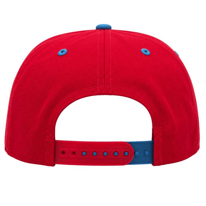 ST. LOUIS BLUES CAPX BLUE NOTE FLEUR FLAG SNAPBACK - RED