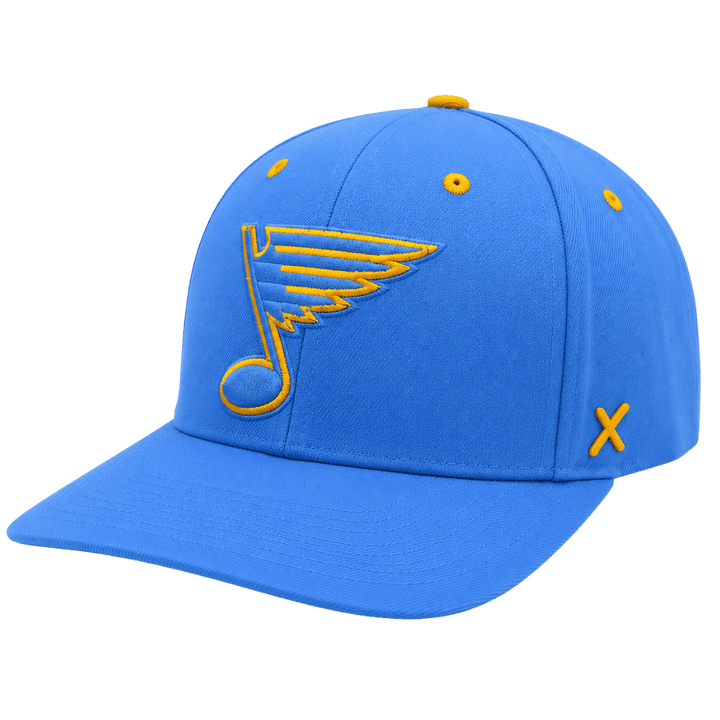 ST. LOUIS BLUES CAPX BLUE NOTE FLEUR FLAG SNAPBACK - BLUE