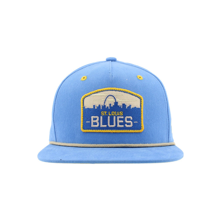 ST. LOUIS BLUES ZEPHYR PINEHURST ROPE SNAPBACK HAT- AIR FORCE BLUE