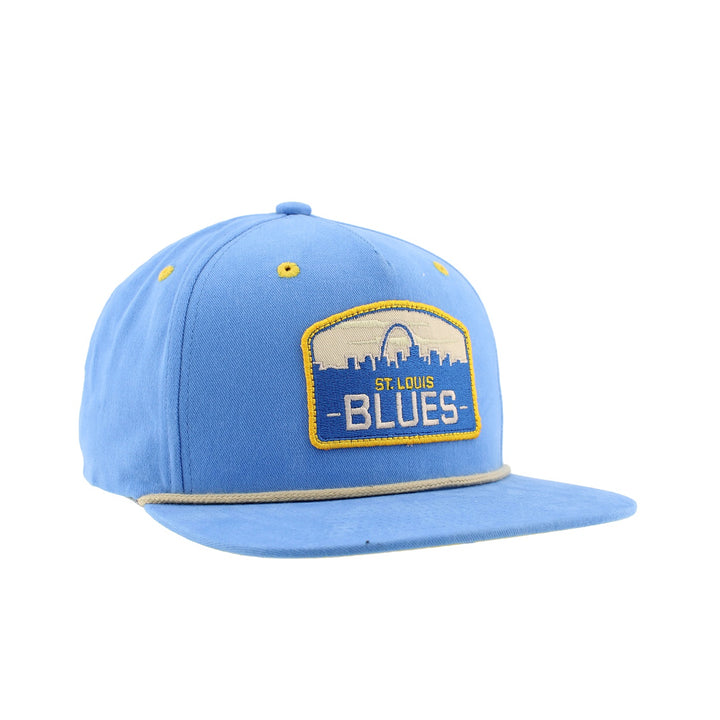ST. LOUIS BLUES ZEPHYR PINEHURST ROPE SNAPBACK HAT- AIR FORCE BLUE