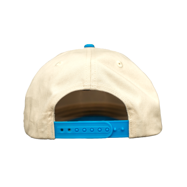 ST. LOUIS BLUES SERIES SIX STL LOGO 3D PATCH ADJUSTABLE HAT - CREAM/BLUE