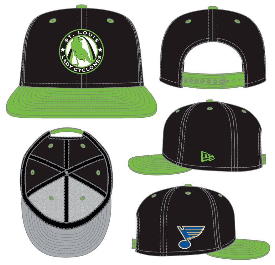 2023 ST. LOUIS LADY CYCLONES NEW ERA YOUTH HAT