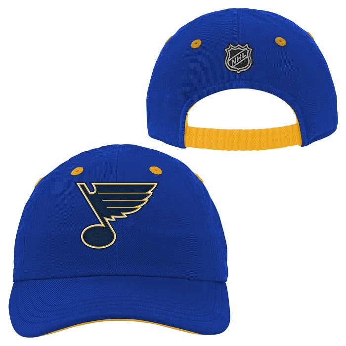 ST. LOUIS BLUES OUTERSTUFF INFANT NOTE SLOUCH MESH SNAPBACK - ROYAL