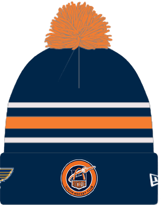 2024 ST. LOUIS ROCKETS NEW ERA KNIT HAT  STL Authentics   