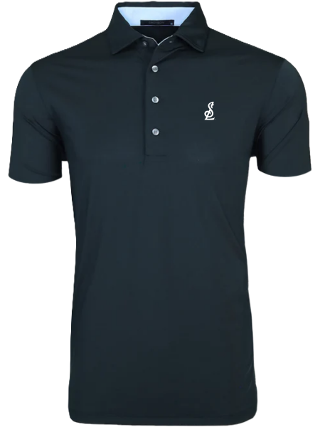 GREYSON TALA POLO STL LOGO - Black Polo Greyson