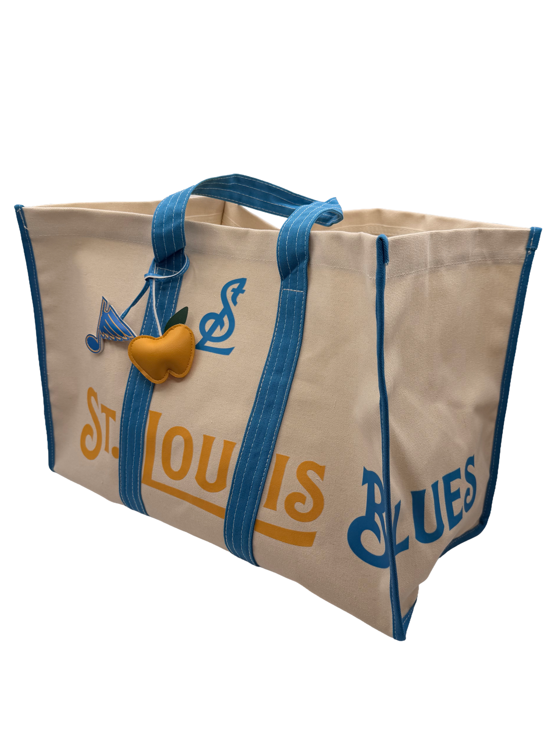 ST LOUIS BLUES TOTE WITH CHARMS NATURAL Tote STL Authentics