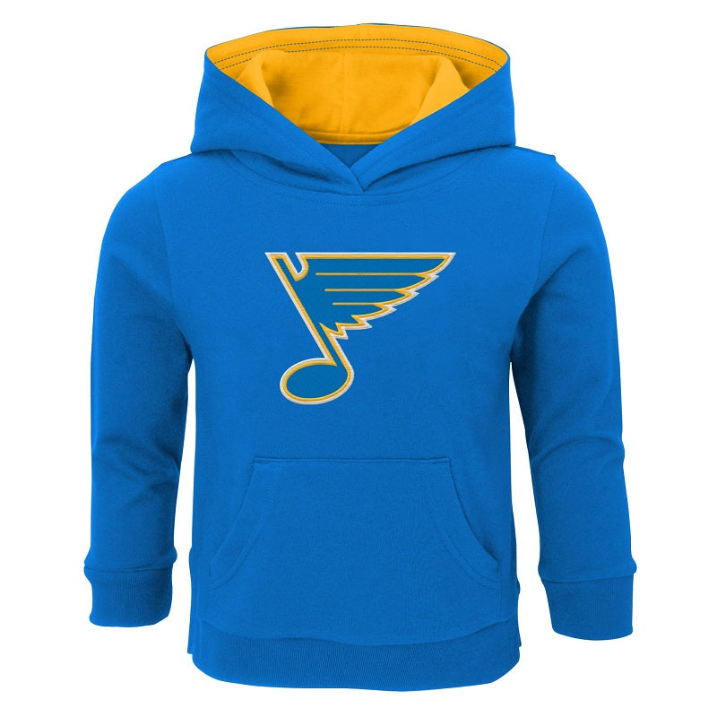 ST. LOUIS BLUES TODDLER HERITAGE HOODIE - AIRFORCE BLUE Outerwear Outerstuff   