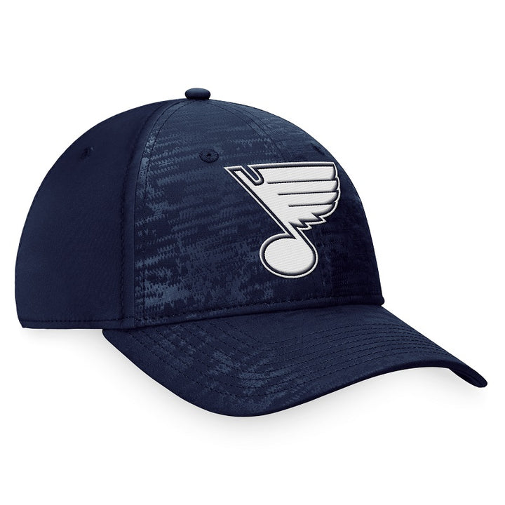 ST. LOUIS BLUES FANATICS MENS TONAL NOTE FLEXFIT HAT - NAVY Hat Fanatics   