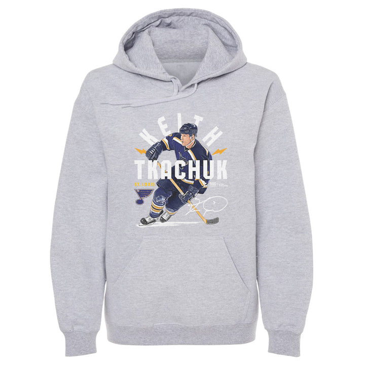 Keith Tkachuk St. Louis Blues Arc Hoodie - 2 Colors Men's Hoodie 500 LEVEL Men's Hoodie Gray S