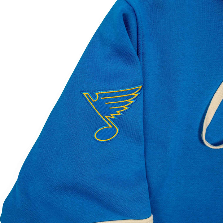 STL BLUES FLEUR COLORBLOCK HOODIE